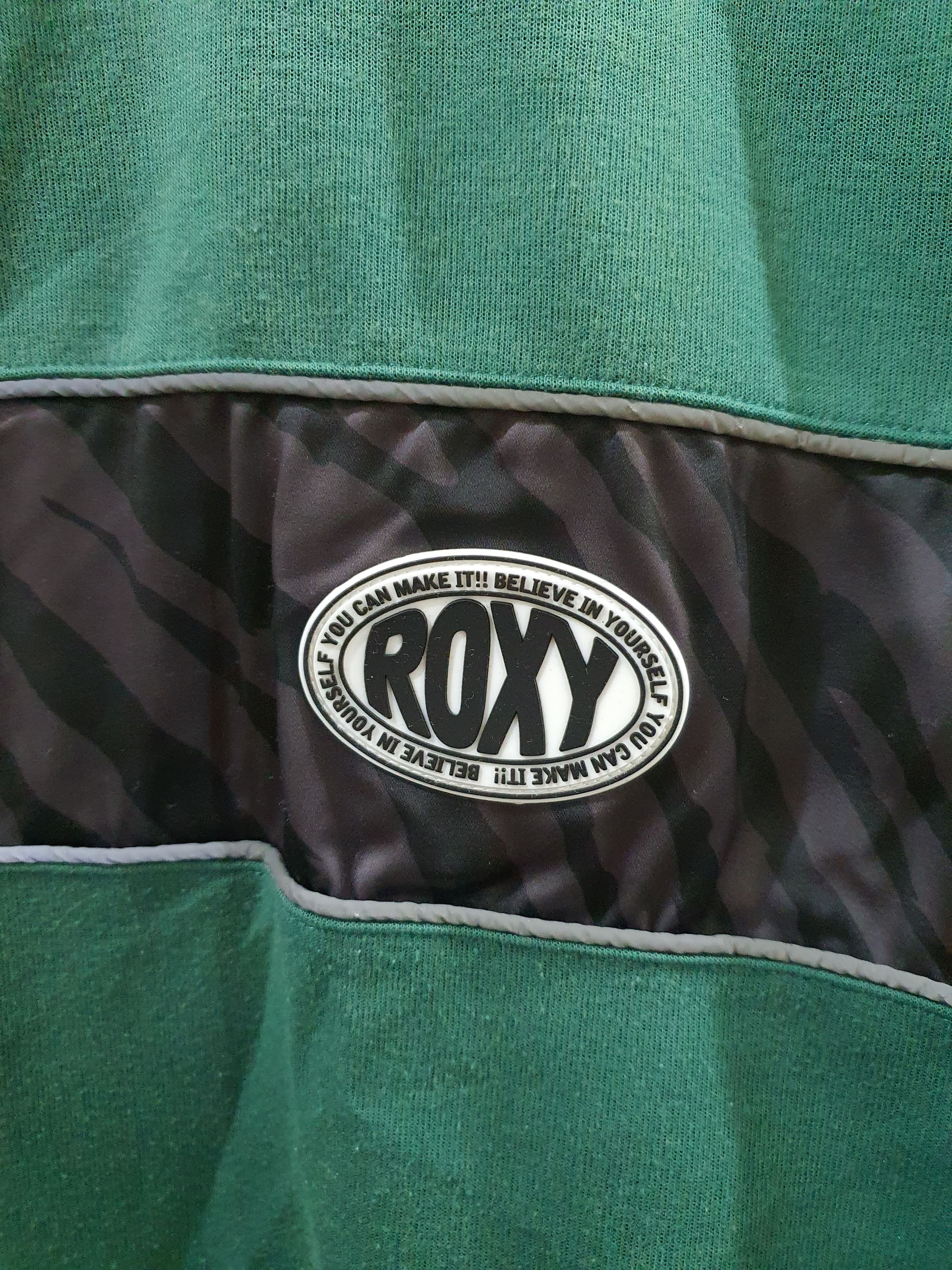 Quiksilver Roxy sweatshirt with a black and grey striped chest band Size L / US 10 / IT 46 - 4 Thumbnail