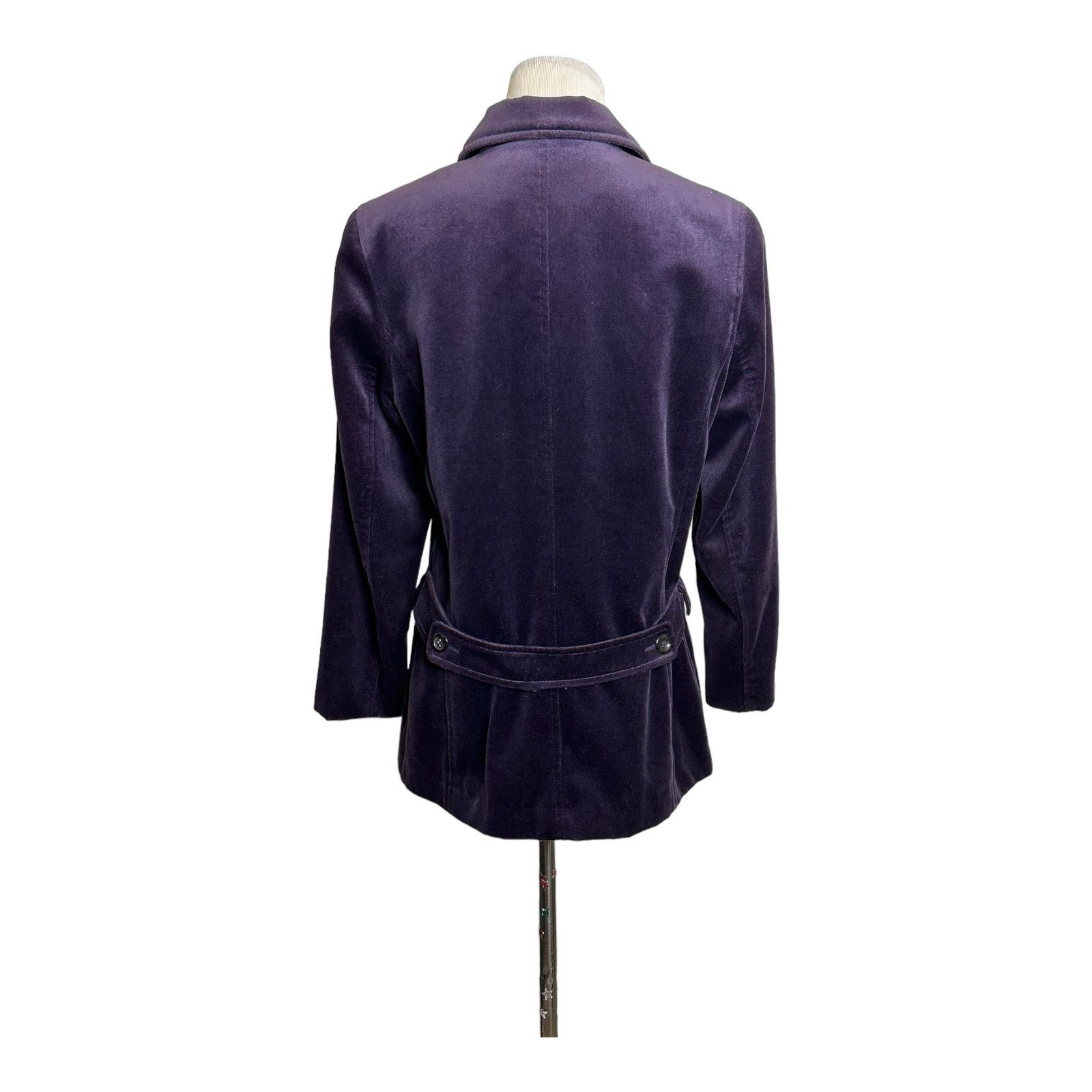 Liz Claiborne Liz Claiborne Velvet Double Breasted Blazer Jacket Size SP Size S / US 4 / IT 40 - 9 Thumbnail