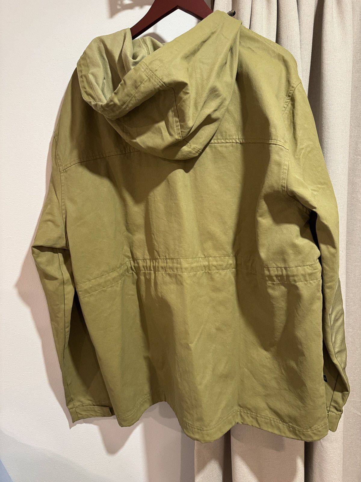100 Thieves NWOT 100 thrives green wax like coat rain jacket no camping Size US XXL / EU 58 / 5 - 2 Thumbnail