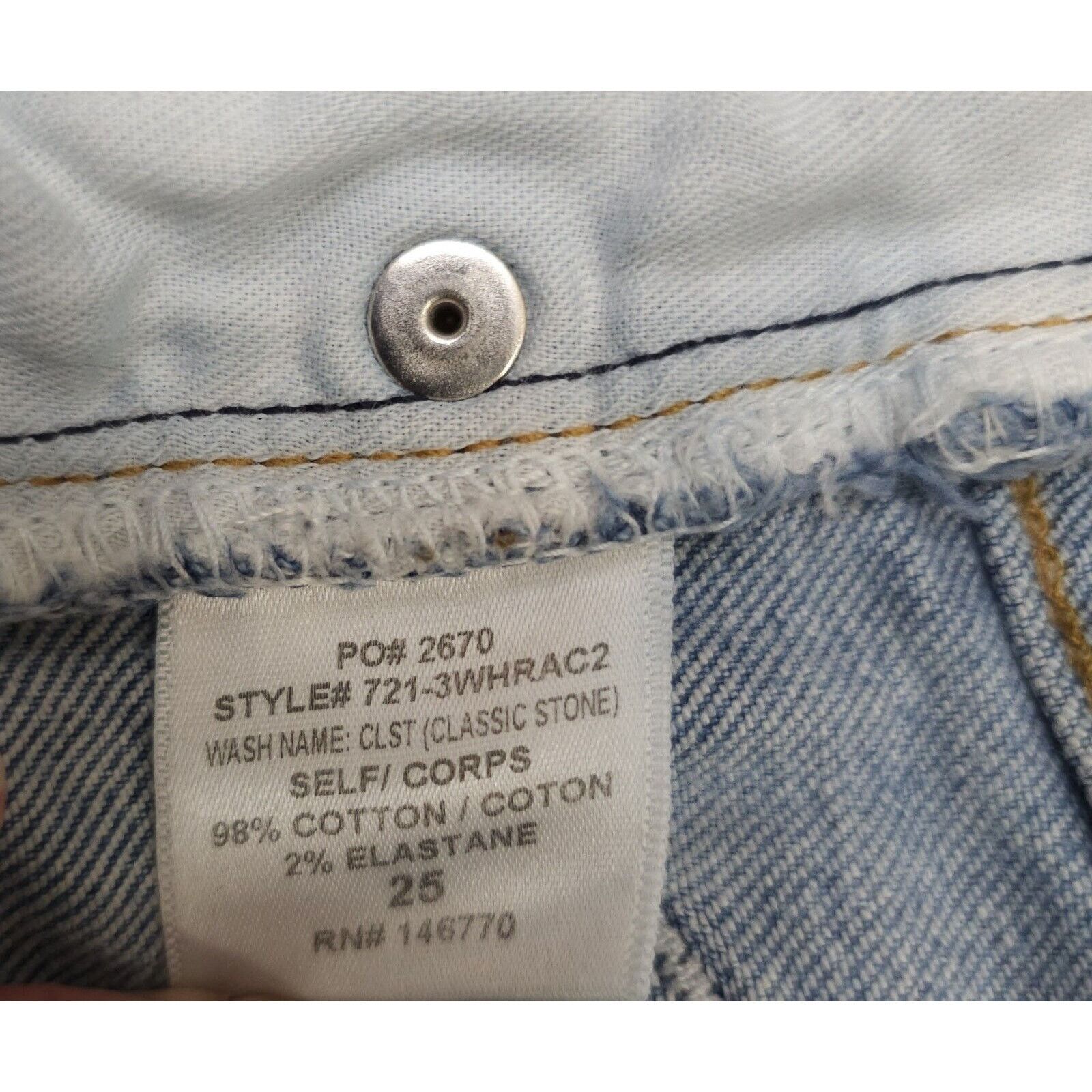 RE/DONE Re/Done Originals High Rise Ankle Crop Jeans 25 Size 25" / US 0 / IT 36 - 9 Thumbnail