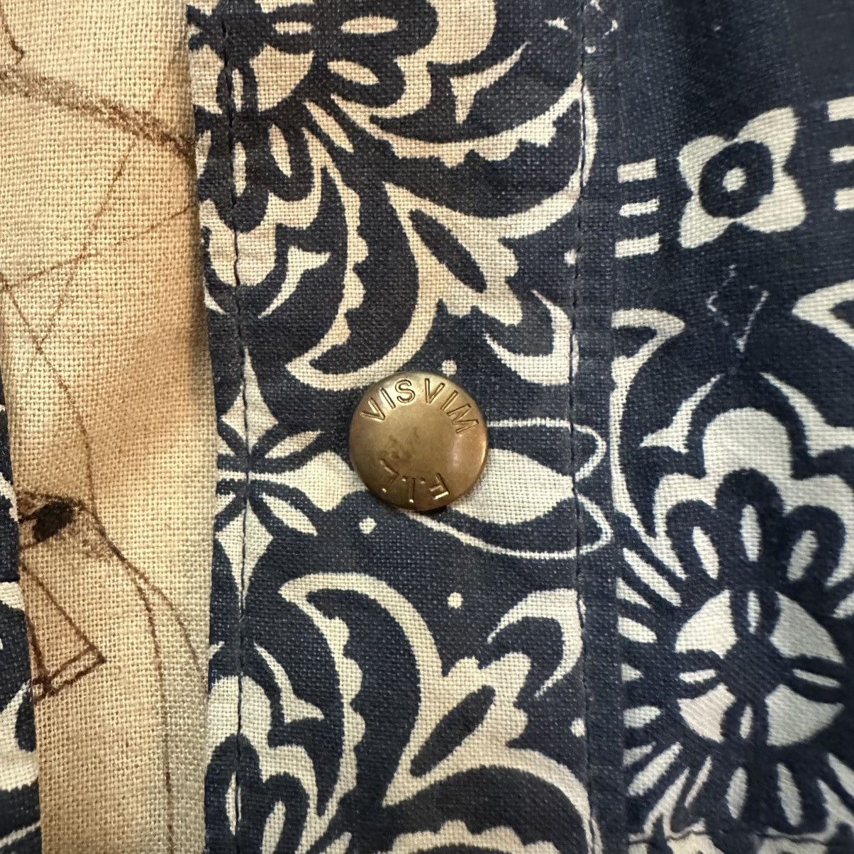 Visvim Navy Kerchief Down Jacket