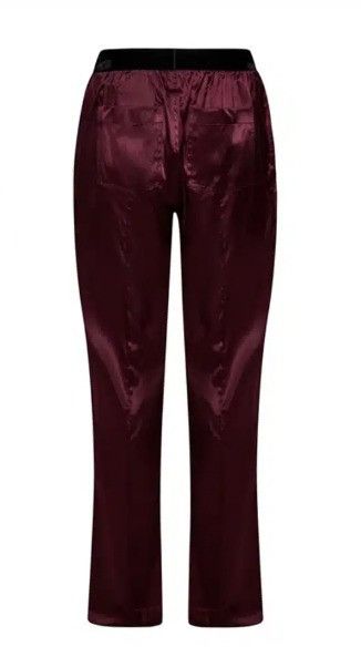Tom Ford o1sndg1025 IST4H20 Pajama Pant in Burgundy Size US 32 / EU 48 - 2 Thumbnail