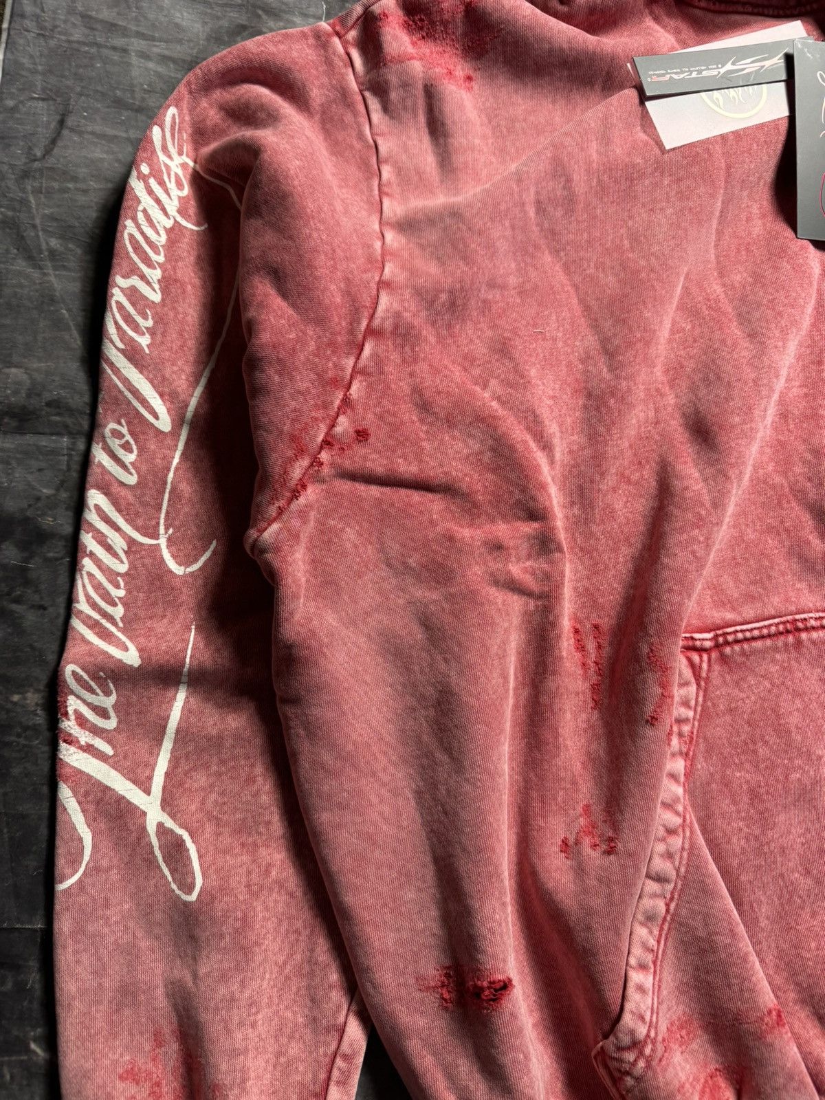 HELLSTAR HELLSTAR Capsule 11 Zip Up Path to Paradise Hoodie in Red Size US XXL / EU 58 / 5 - 5 Thumbnail