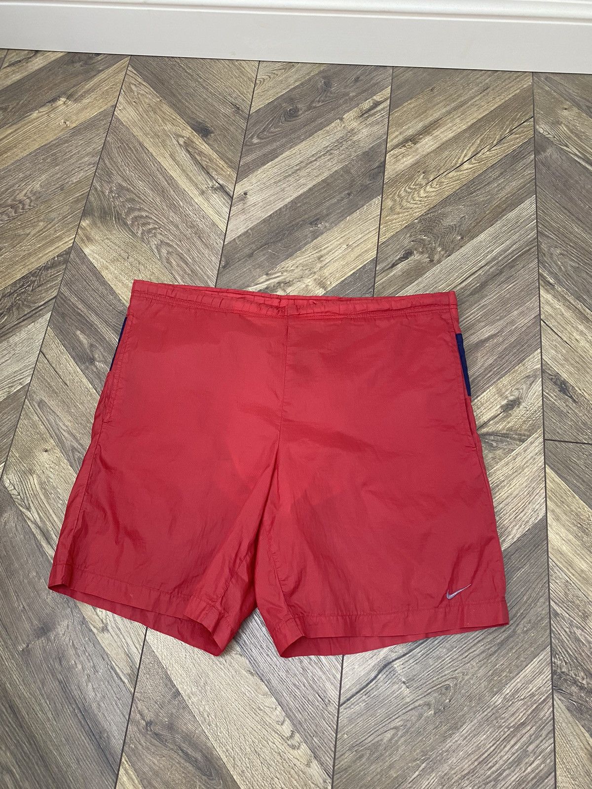 Nike × Vintage Vintage Big Logo Nike 90s style swim shorts Size US 32 / EU 48 - 4 Thumbnail