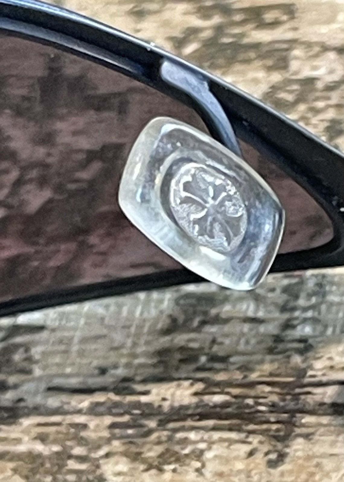 Chrome Hearts Chrome Hearts Deviant II Black Leather Temples Rare Size ONE SIZE - 15 Thumbnail