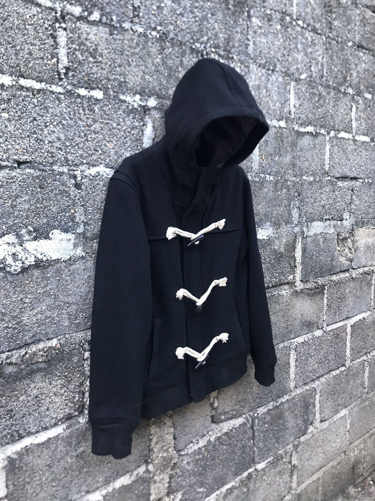 Japanese Brand 🔥V1BGYOR Hooded Wool Duffle Bomber Jacket Size US S / EU 44-46 / 1 - 2 Thumbnail