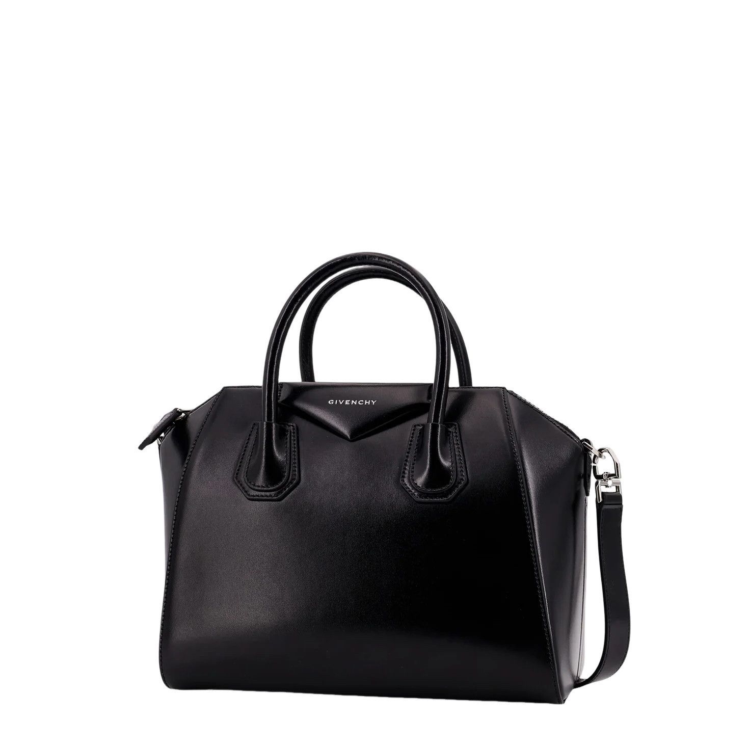 Givenchy GIVENCHY Antigona Small Black Leather Top Handle Bag New & A Size ONE SIZE - 3 Thumbnail