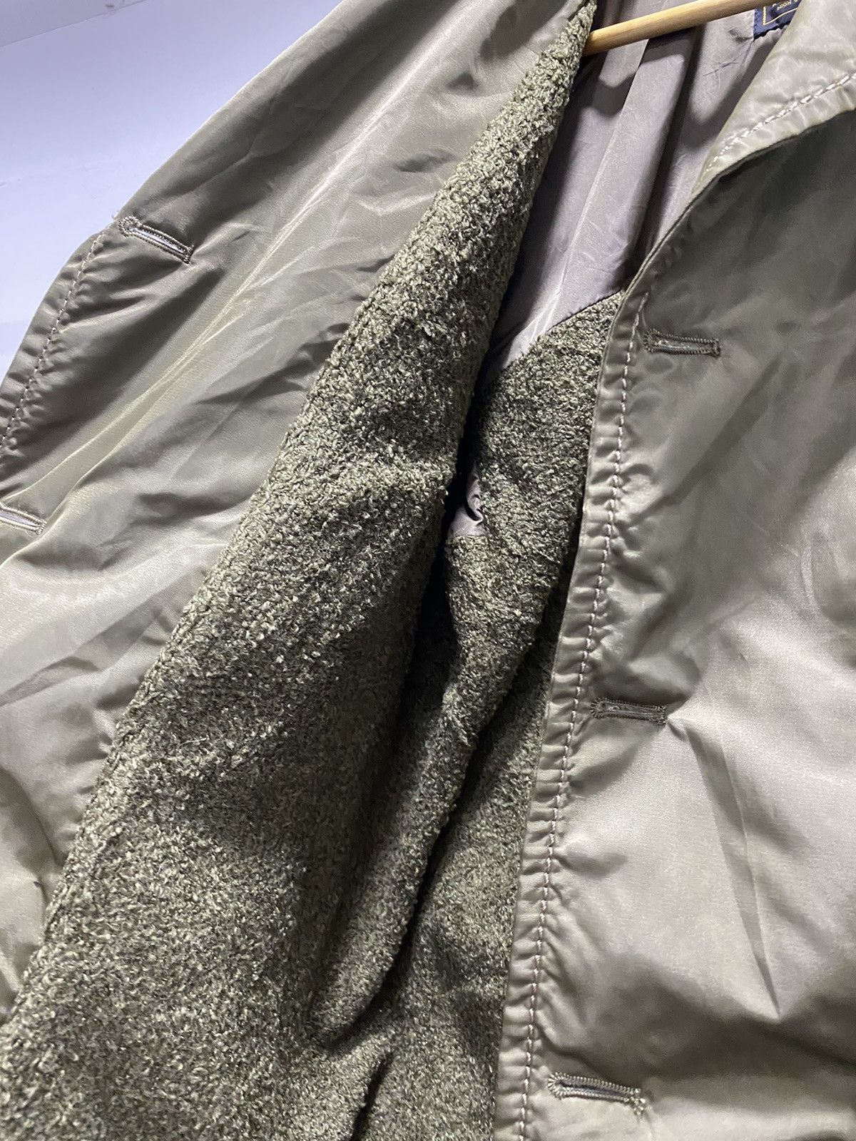 Vintage 291295 Trench Double Breast Military Army Quilted Jacket Size US S / EU 44-46 / 1 - 5 Thumbnail
