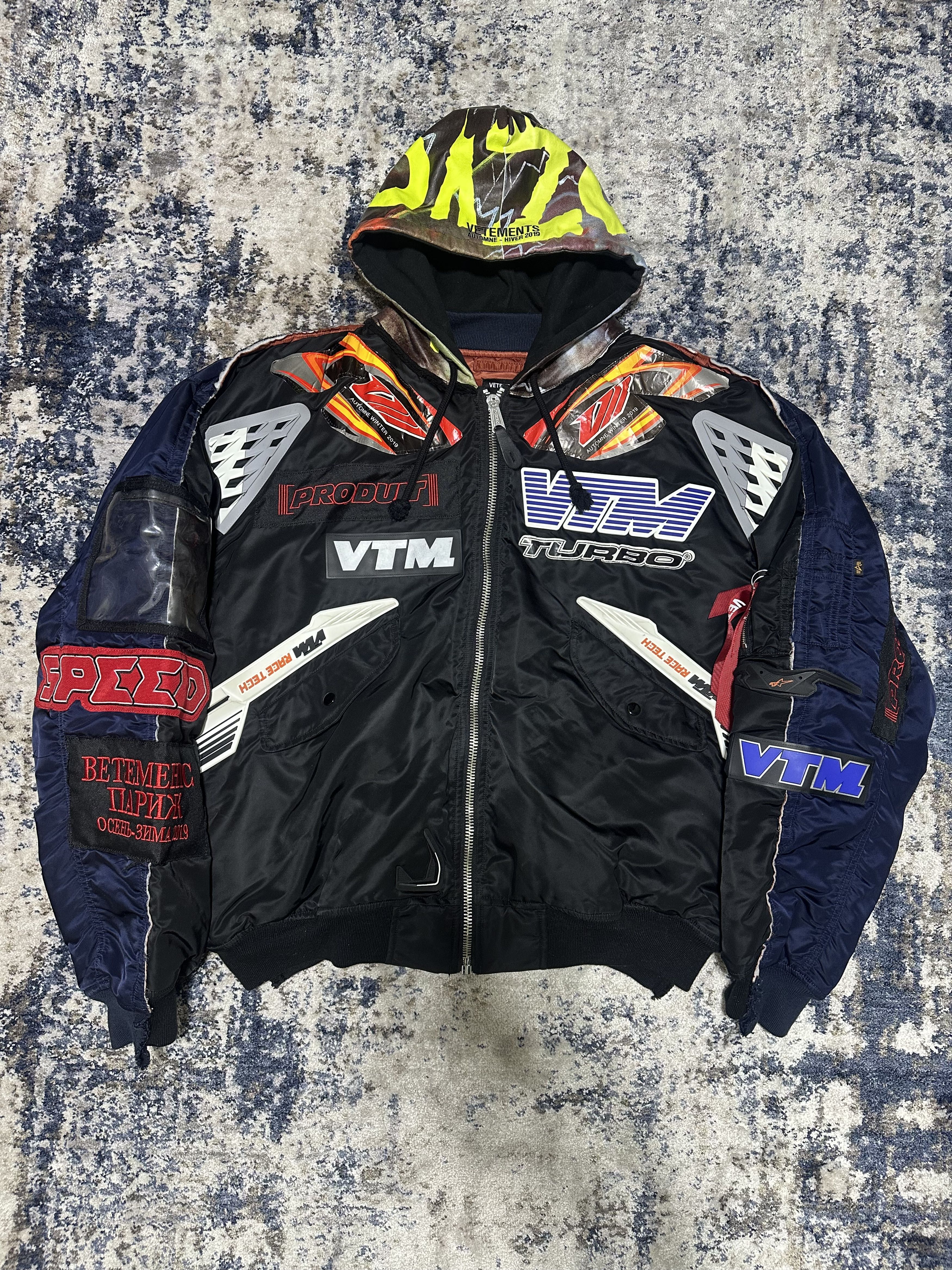Vetements Racing Bomber | Grailed