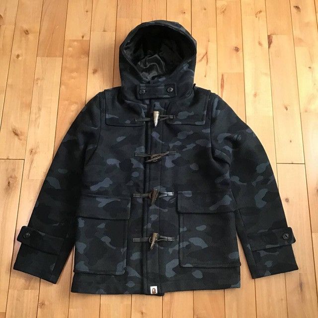Bape × Nigo BAPE Black camo Wool Duffle Coat a bathing ape NIGO Size US S / EU 44-46 / 1 - 1 Thumbnail