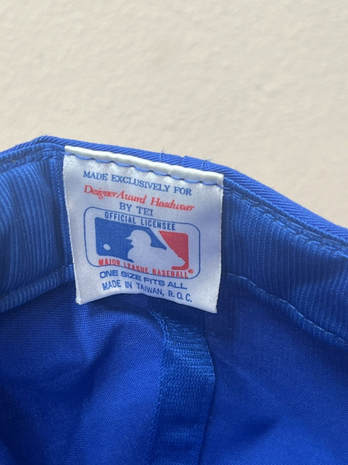 MLB Designer Award Headwear BY TEI Texas Rangers MLB Blue Hat Size ONE SIZE - 3 Thumbnail