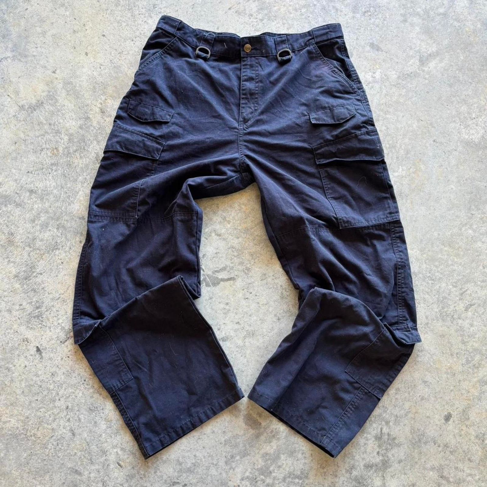 Carhartt × Dickies × Vintage 90s Baggy Double Knee Cargo Pants Size US 36 / EU 52 - 2 Thumbnail
