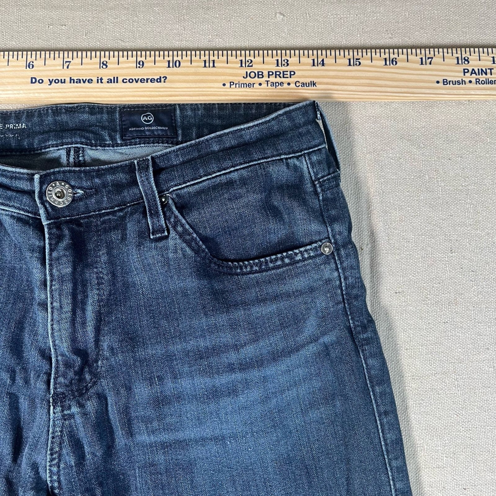 AG Adriano Goldschmied AG Adriano Goldschmied The Prima Cigarette Leg Black 26 R Size 26" / US 2 / IT 38 - 3 Thumbnail