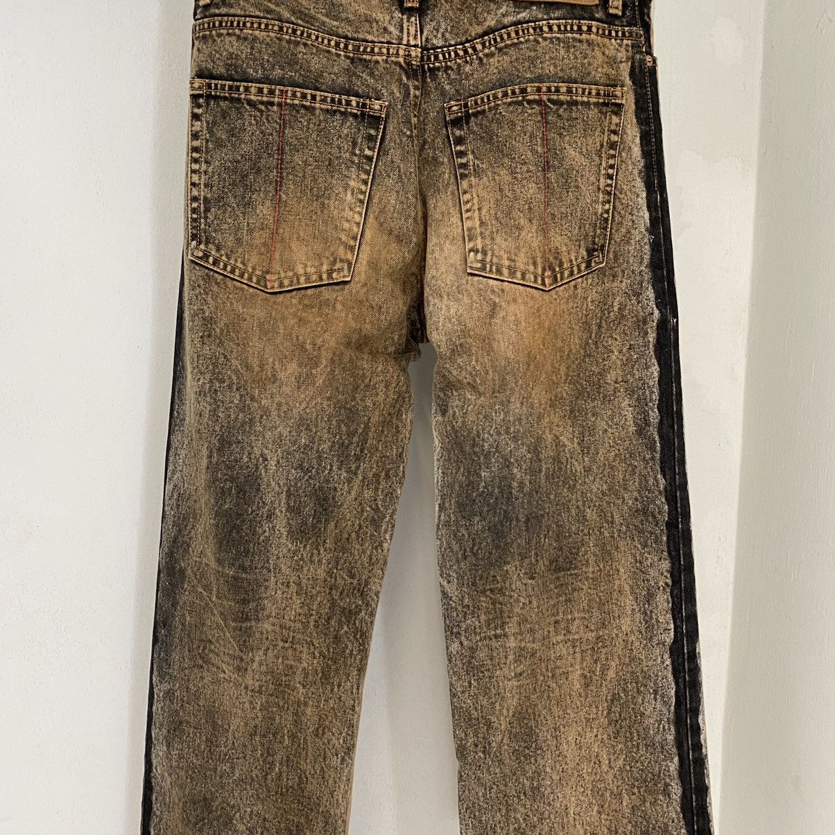 Le Grande Bleu (L.G.B.) L.G.B Rabbit Wide Leg Rusty Black Oversized Jeans Size US 31 - 11 Thumbnail