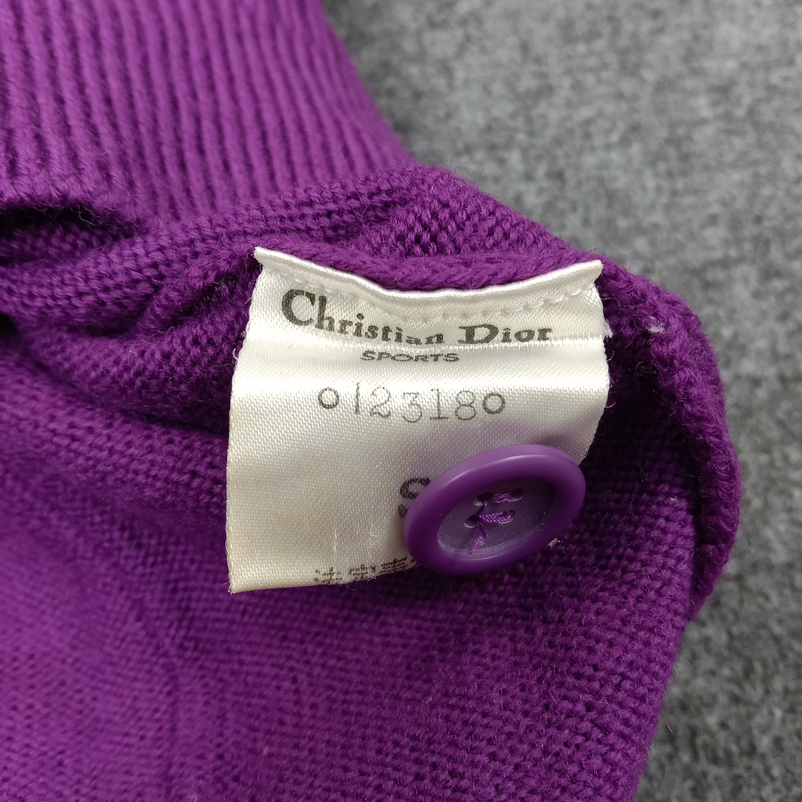 Christian Dior Monsieur Christian Dior Sports Italian Brand Cardigan Sweater Size S / US 4 / IT 40 - 7 Thumbnail