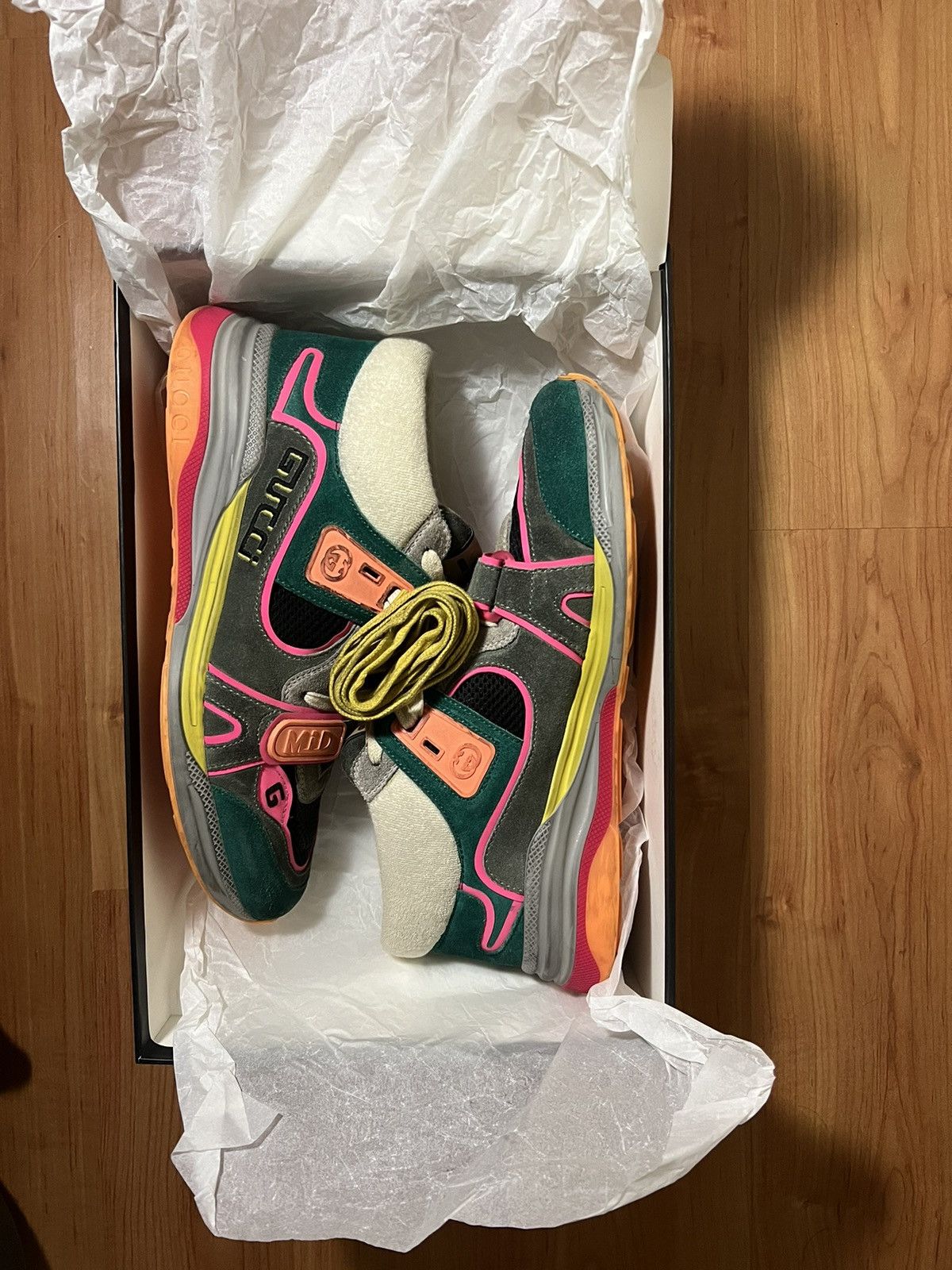 Gucci Gucci Ultrapace Mid 'Green Teal' Size US 9 / EU 42 - 5 Thumbnail
