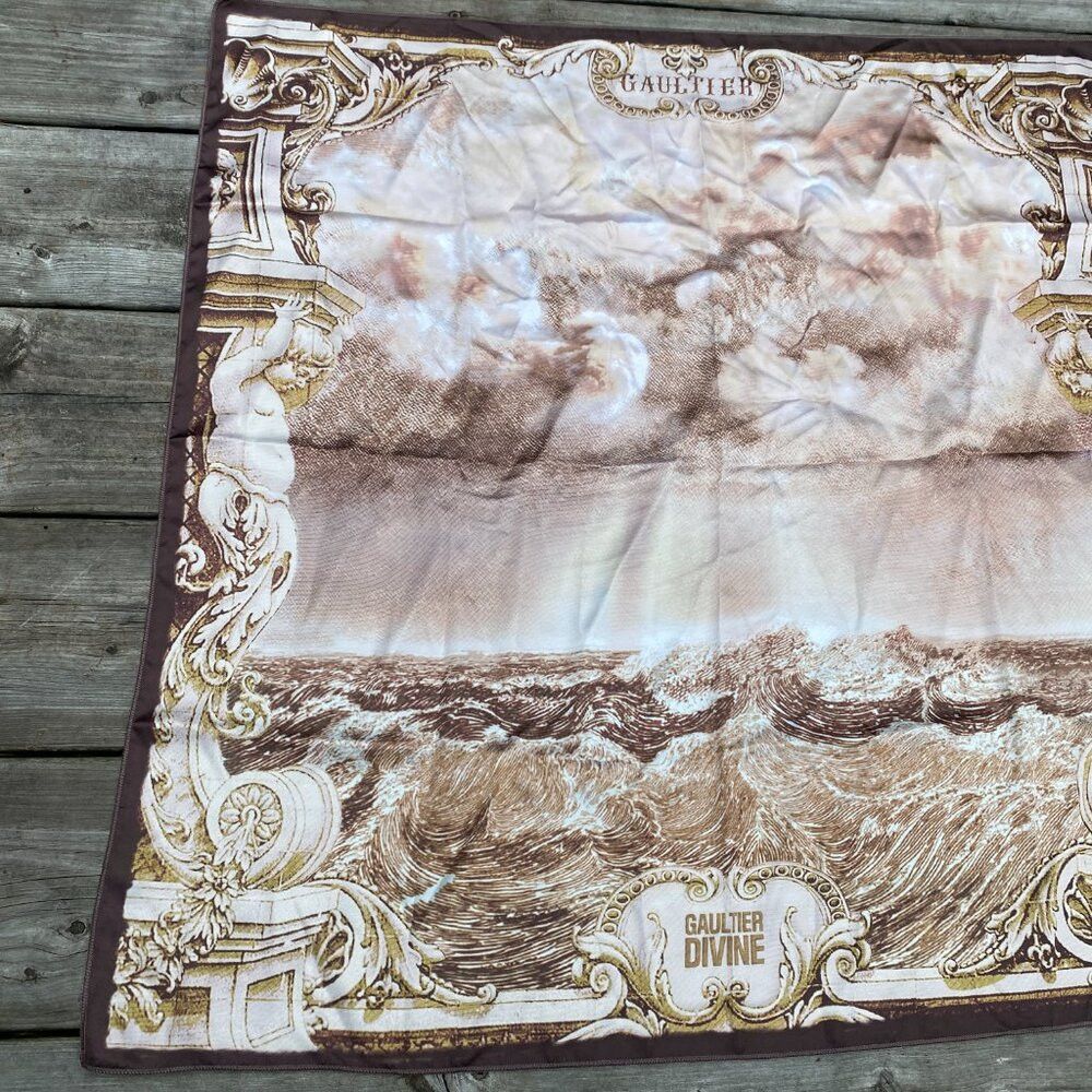 Jean Paul Gaultier Vintage Jean Paul Gaultier Foulard Divine Renaissance Scarf Size ONE SIZE - 6 Thumbnail
