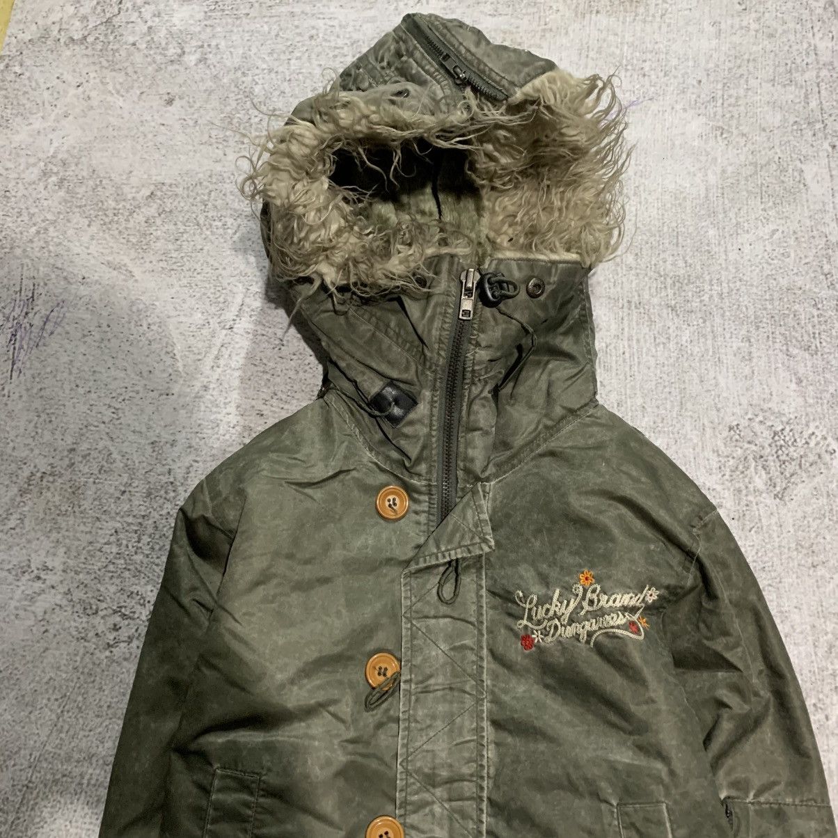 Japanese Brand Y2k lucky brand LGB style fur jacket Size US M / EU 48-50 / 2 - 2 Thumbnail