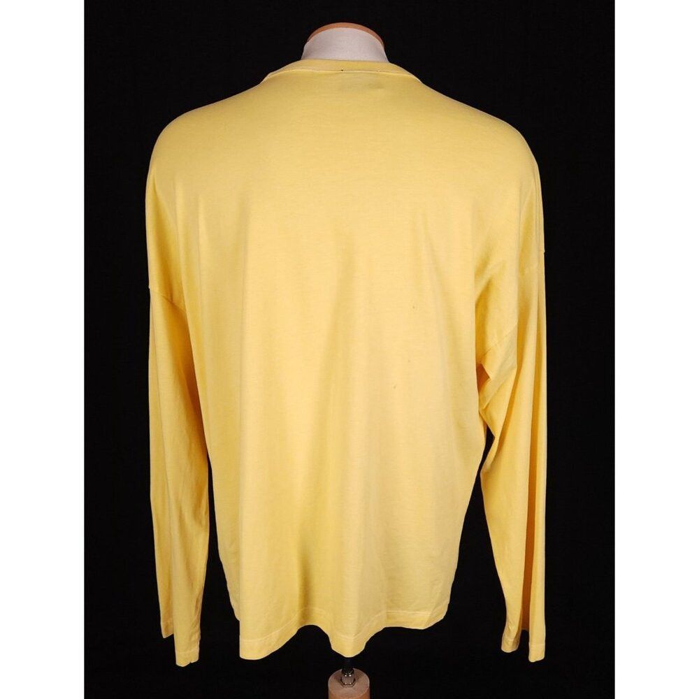 Other Vivendii Organic Cotton Long Sleeve T-Shirt L Mens Yellow Size US L / EU 52-54 / 3 - 7 Thumbnail