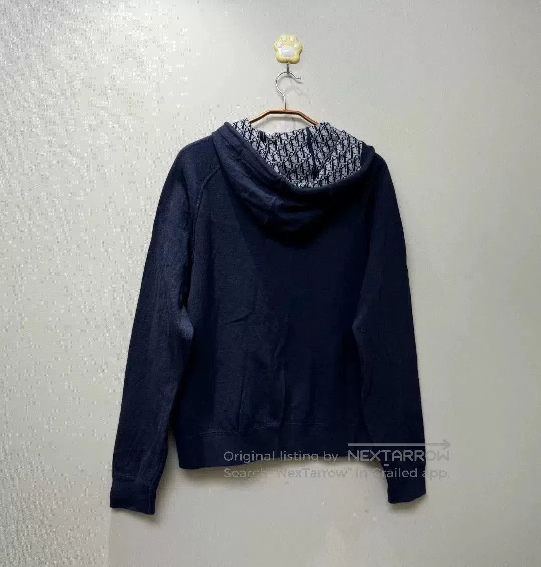 Dior dior navy logo cashmere hoodie jacket. Size US L / EU 52-54 / 3 - 5 Thumbnail
