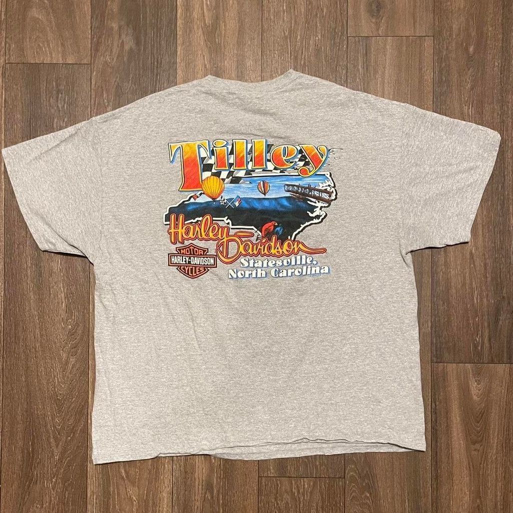 Harley Davidson Grey Harley Davidson eagle tee Message for any questions Size US XXL / EU 58 / 5 - 2 Thumbnail