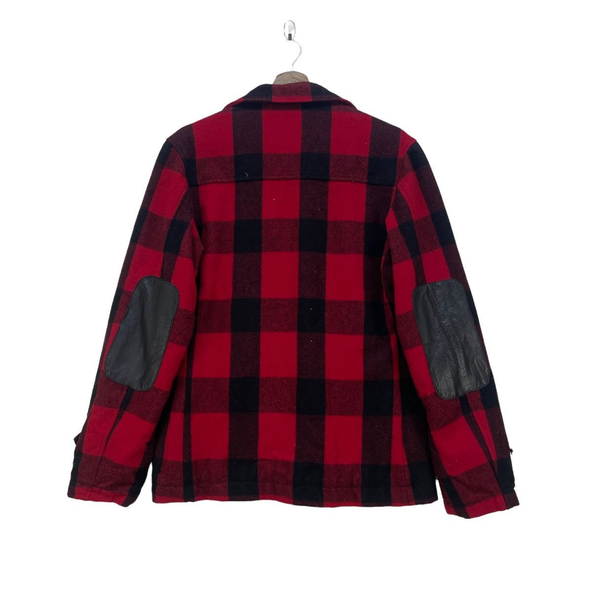 Vintage 🫴🏻Vintage Woolrich Buffalo Check Red Tartan Jacket Size US M / EU 48-50 / 2 - 2 Thumbnail