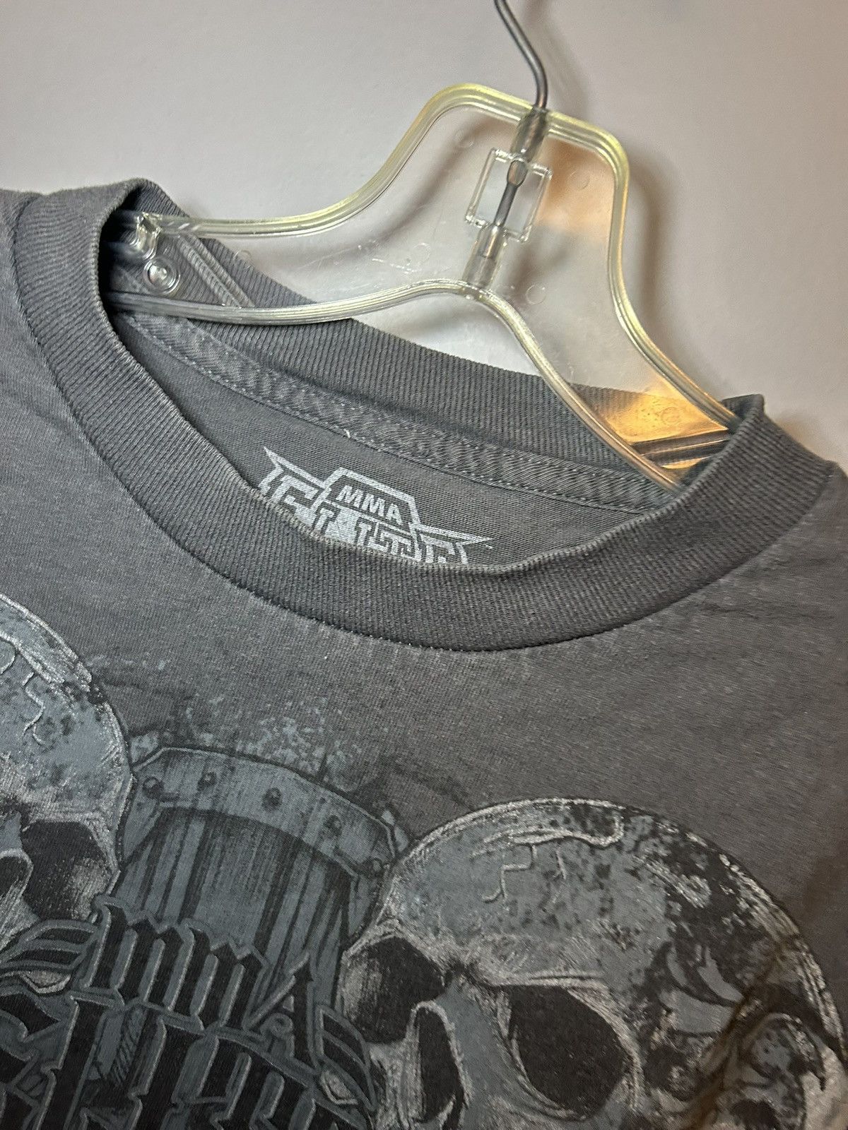 Vintage Vintage MMA Elite y2k ribcage skull print long sleeve shirt Size US XL / EU 56 / 4 - 6 Thumbnail