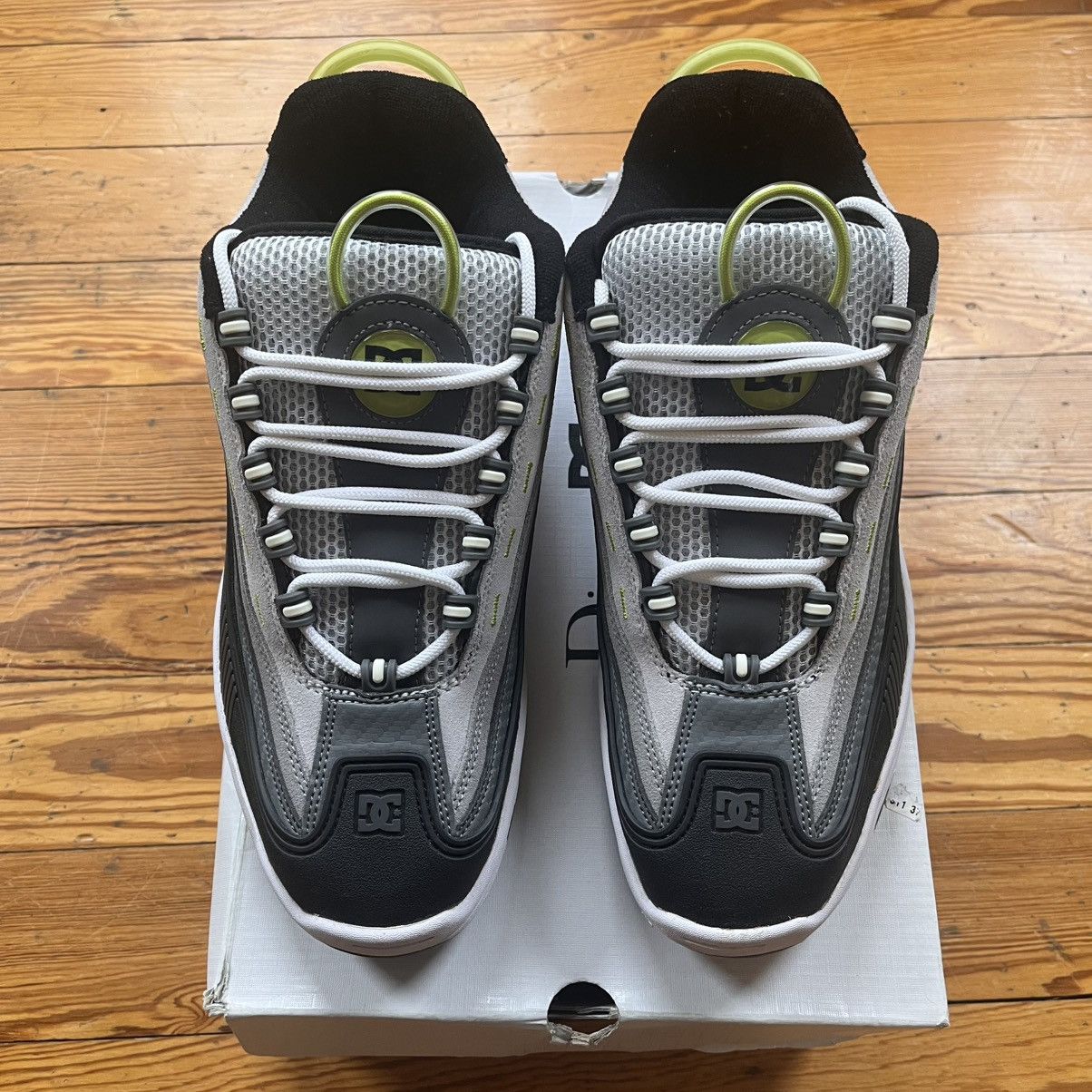 Dime DC Shoe x Dime Legacy OG Neon 95 Size 12 RARE Sneakers Size US 12 / EU 45 - 2 Thumbnail
