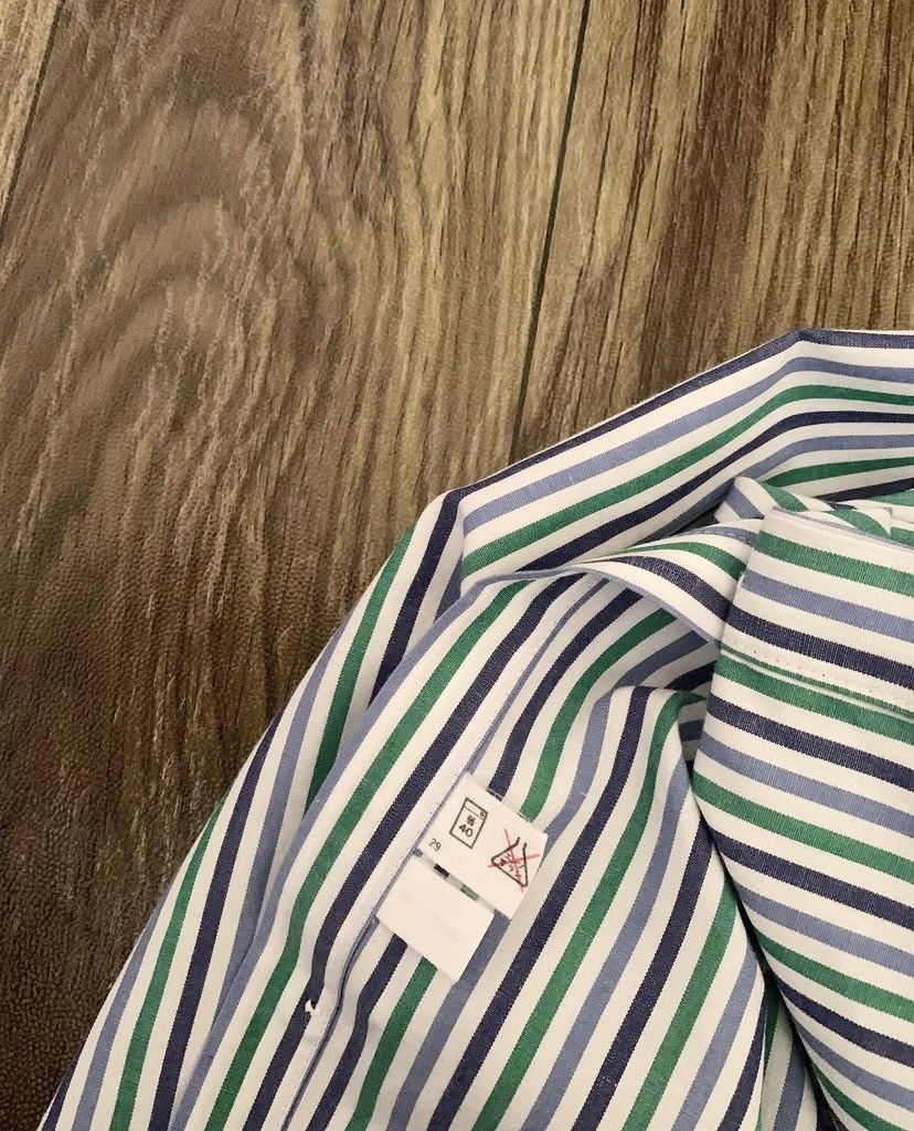 Other Mens Vintage MODIGLIANI Cotton Stripe Long Sleeve Size US L / EU 52-54 / 3 - 8 Thumbnail
