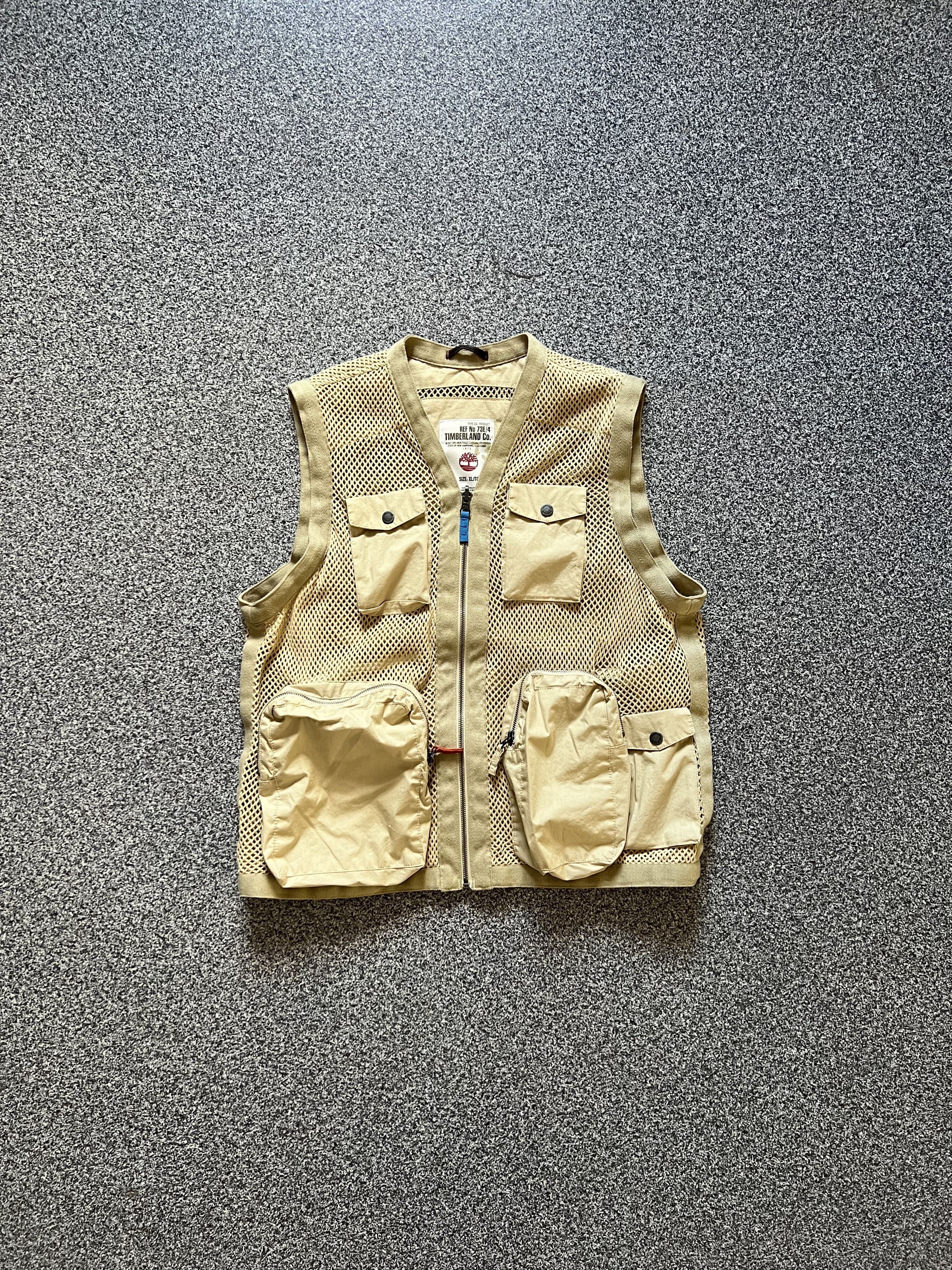 Timberland × Vintage Spring 2000 Military Army Tactical Utility Velcro Vest Size US XL / EU 56 / 4 - 1 Thumbnail