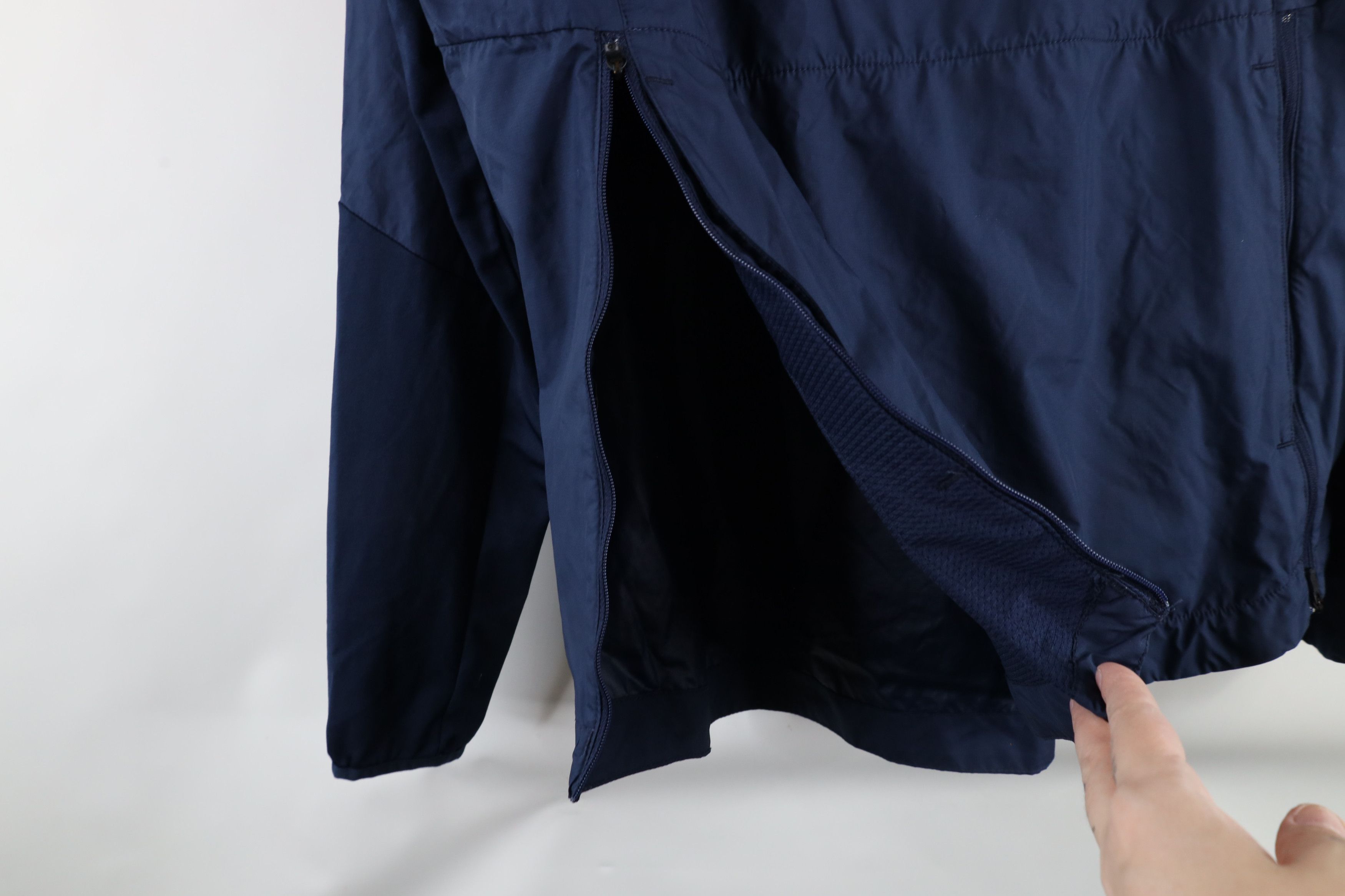 Nike × Vintage Nike Issued University of Toledo Soccer Hooded Jacket Blue Size US M / EU 48-50 / 2 - 10 Thumbnail