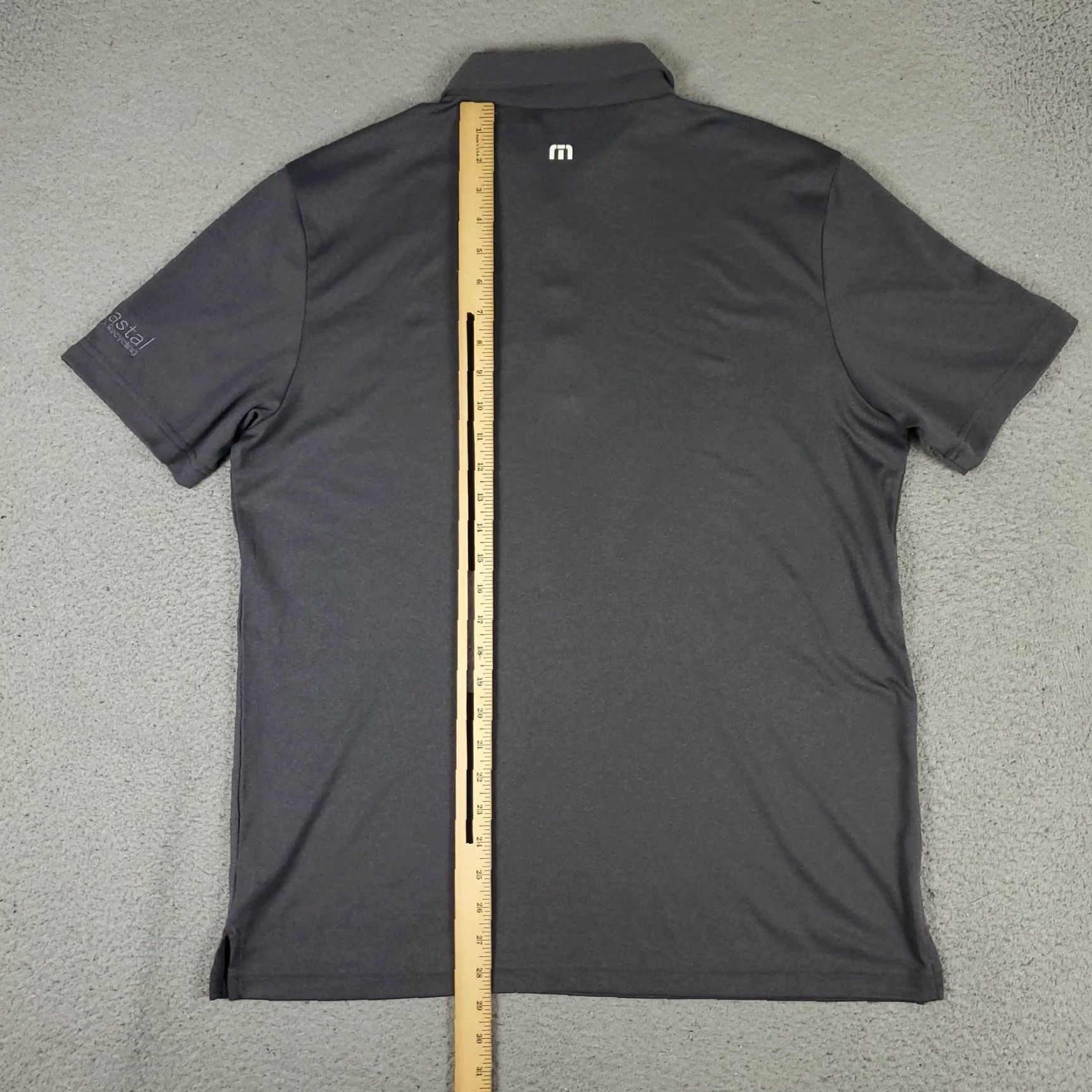 TravisMathew Travis Mathew Polo Shirt Mens Large Gray Golf Performance Short Sleeve Short Sleeve Size US L / EU 52-54 / 3 - 4 Thumbnail