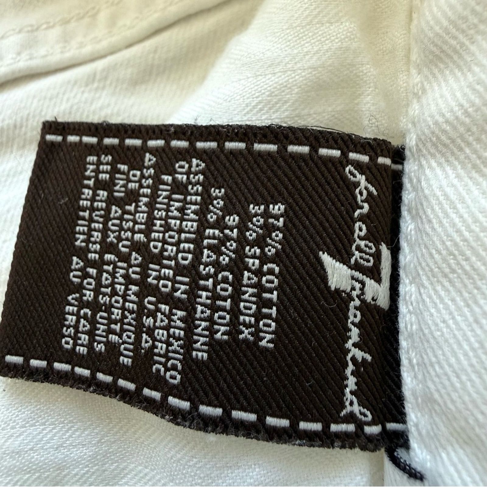 7 For All Mankind 7 for all Mankind women stretchy white jeans size 30 Size 30" / US 8 / IT 44 - 9 Thumbnail