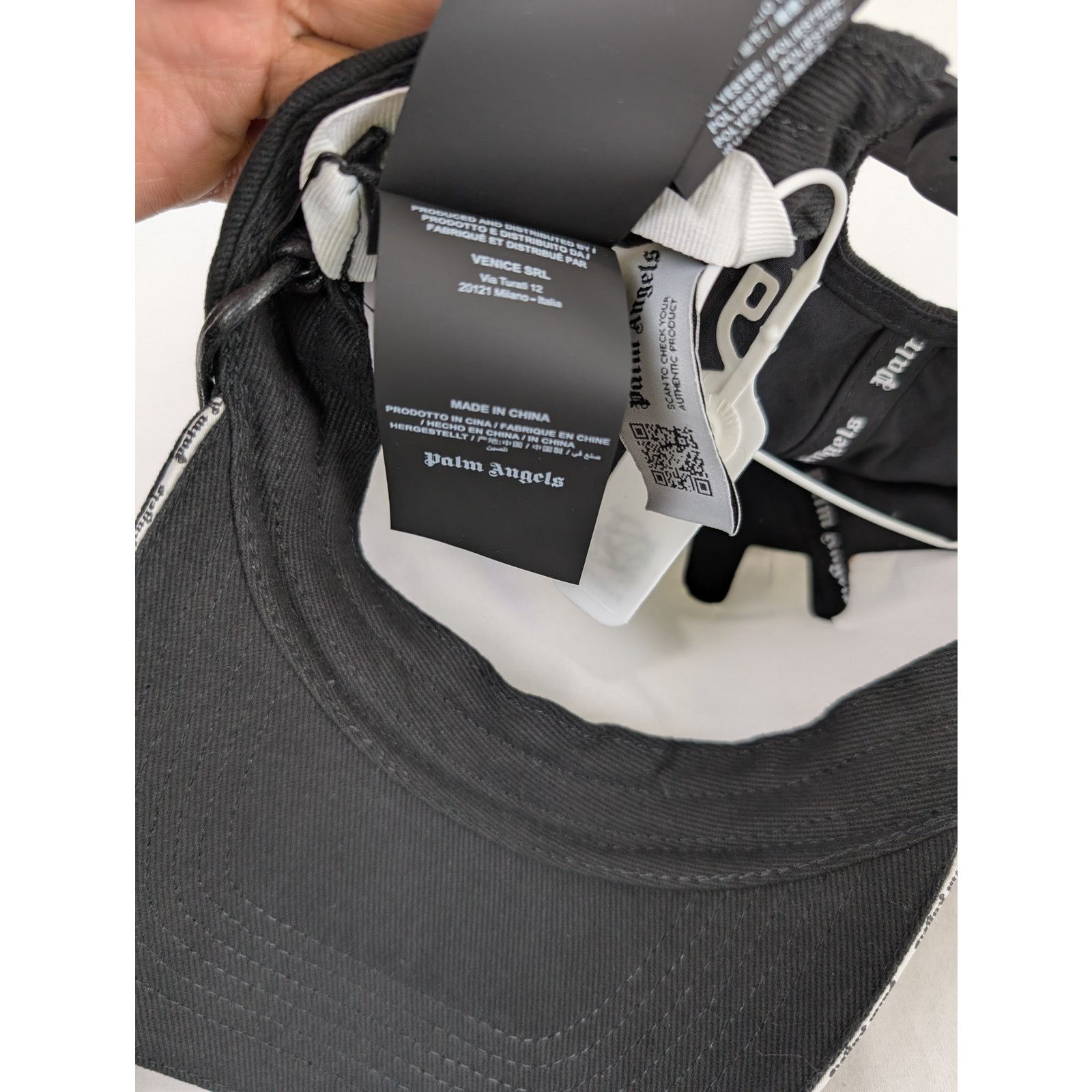 Palm Angels o1rshd1 Size: OS / PA Teddy Bear Cap / Hat in Black/Brown Size ONE SIZE - 11 Thumbnail