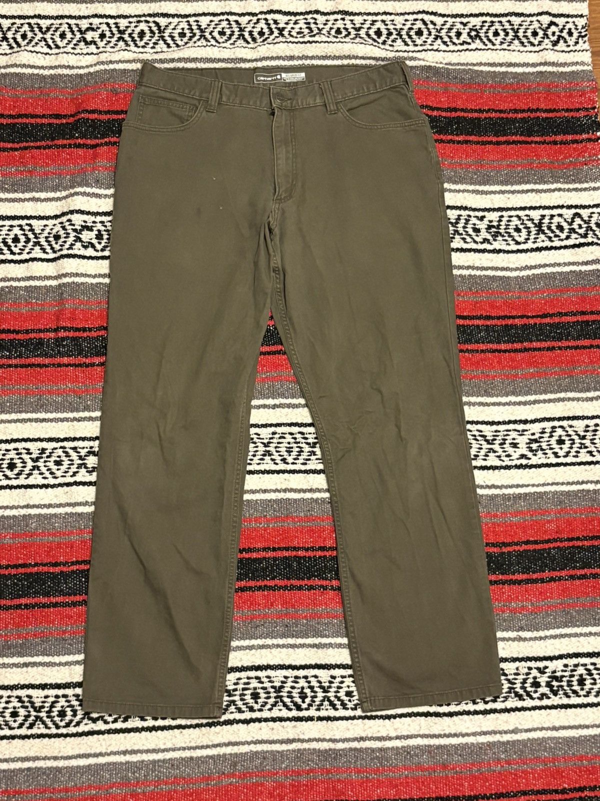 Carhartt Used carhartt brown pants Size US 36 / EU 52 - 1 Thumbnail