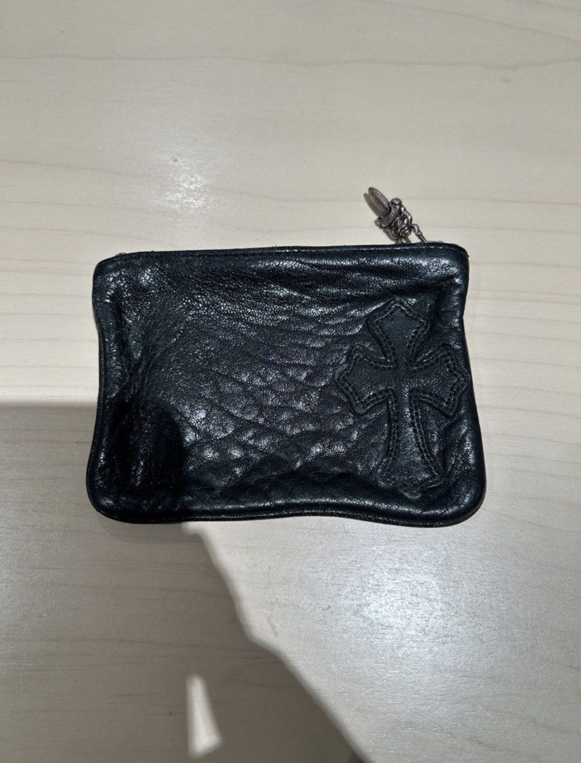 Chrome Hearts Vintage Chrome heart leather coin purse Size ONE SIZE - 1 Thumbnail