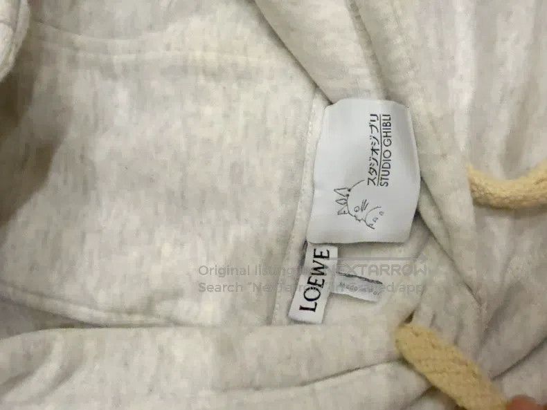 Loewe Loewe Spirited Away Collaboration Fleece Hooded Sweatshirt Size L / US 10 / IT 46 - 3 Thumbnail