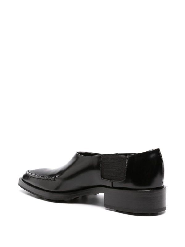 Jil Sander o1y1025 Leather Loafers in Black Size US 5 / IT 35 - 3 Thumbnail