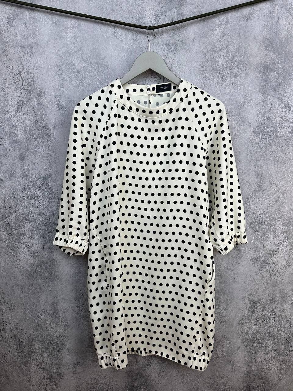 Marella Marella Art.365 Polka Dot Dress 3/4 Sleeve Polka Dot Size S / US 4 / IT 40 - 1 Thumbnail