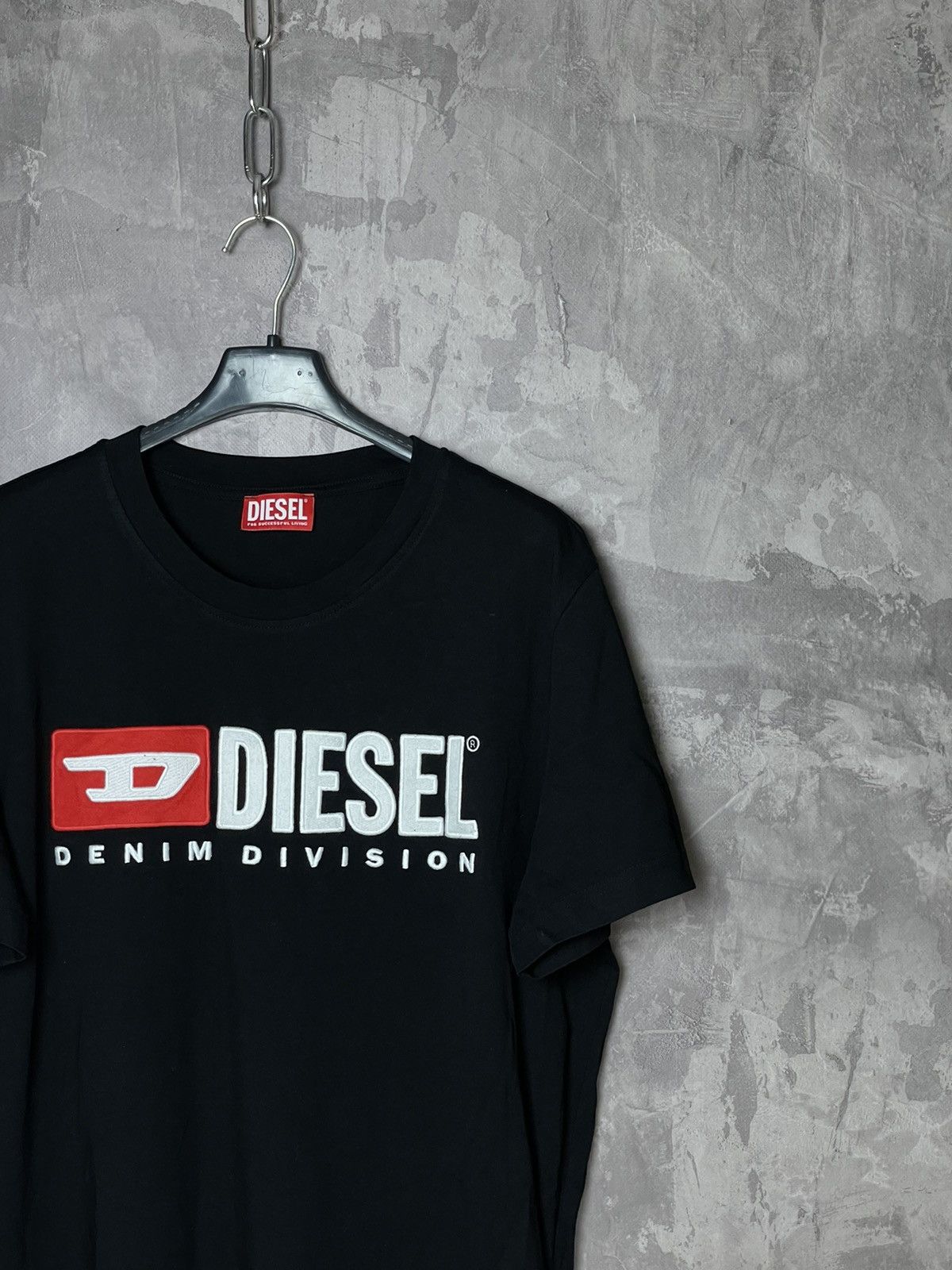 Diesel × Hysteric Glamour × Japanese Brand 00s Diesel Big Logo Tee T Shirt Y2K Avantgarde Size US M / EU 48-50 / 2 - 4 Thumbnail