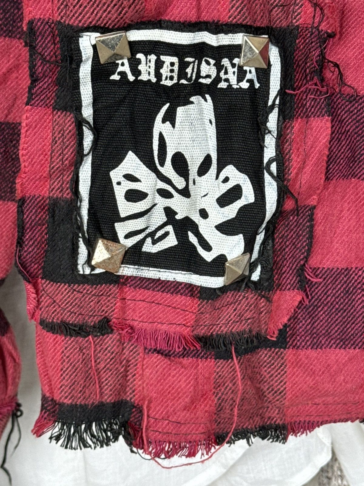 Japanese Brand Sex Pot Revenge Punk Chains Pins Riot Poem Blazer Jacket Size US S / EU 44-46 / 1 - 7 Thumbnail