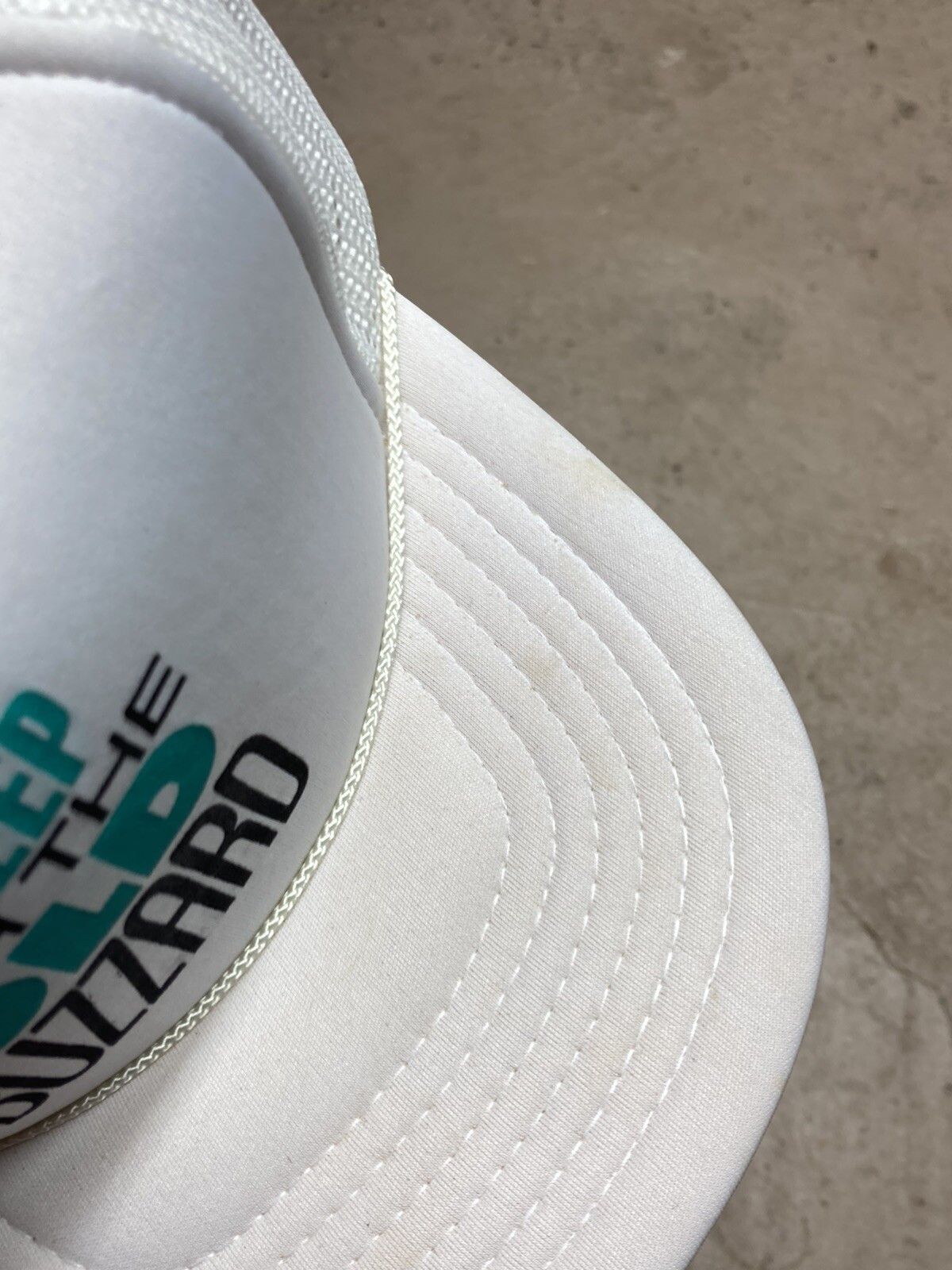 Vintage vtg 90s trucker hat I sleep with the old buzzard funny joke Size ONE SIZE - 3 Thumbnail