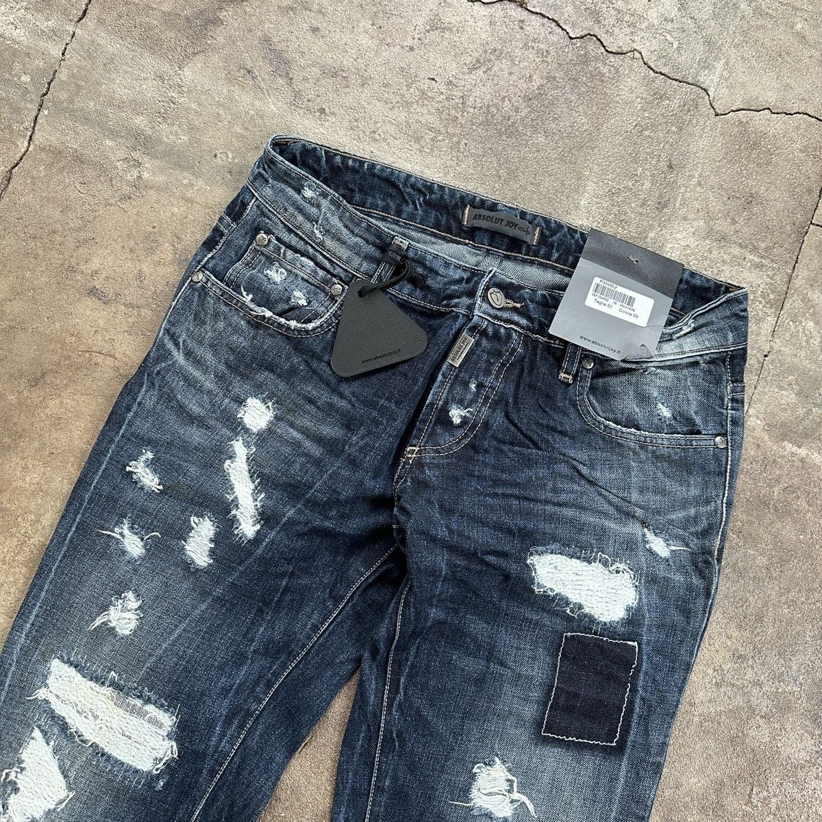 Absolut Joy Absolut Joy Distressed Denim Japanese Style Size US 33 - 6 Thumbnail