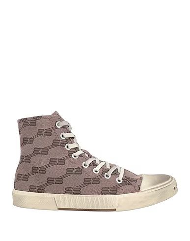 image of Balenciaga Oc11Z0124 Paris High Top Sneaker Bb Monogram In Light Brown, Men's (Size 8)