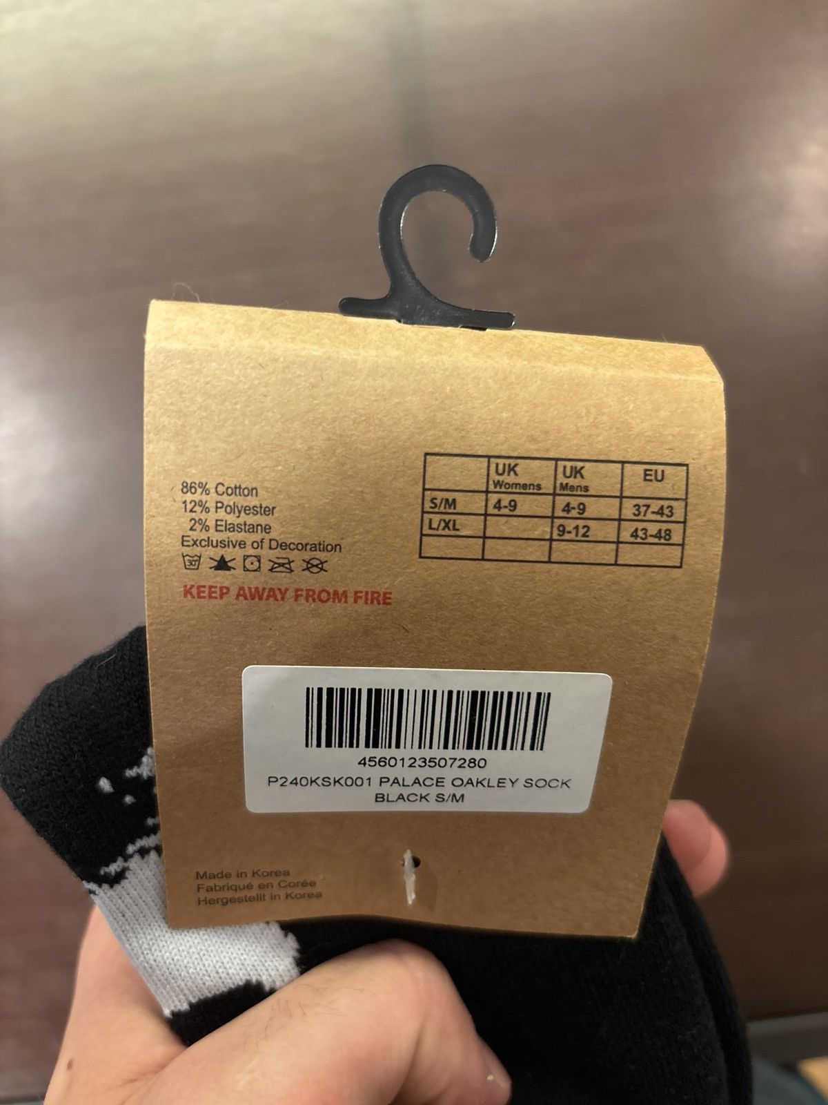 Oakley × Palace Palace x Oakley Sock ‘Black’ Size 40 - 3 Thumbnail