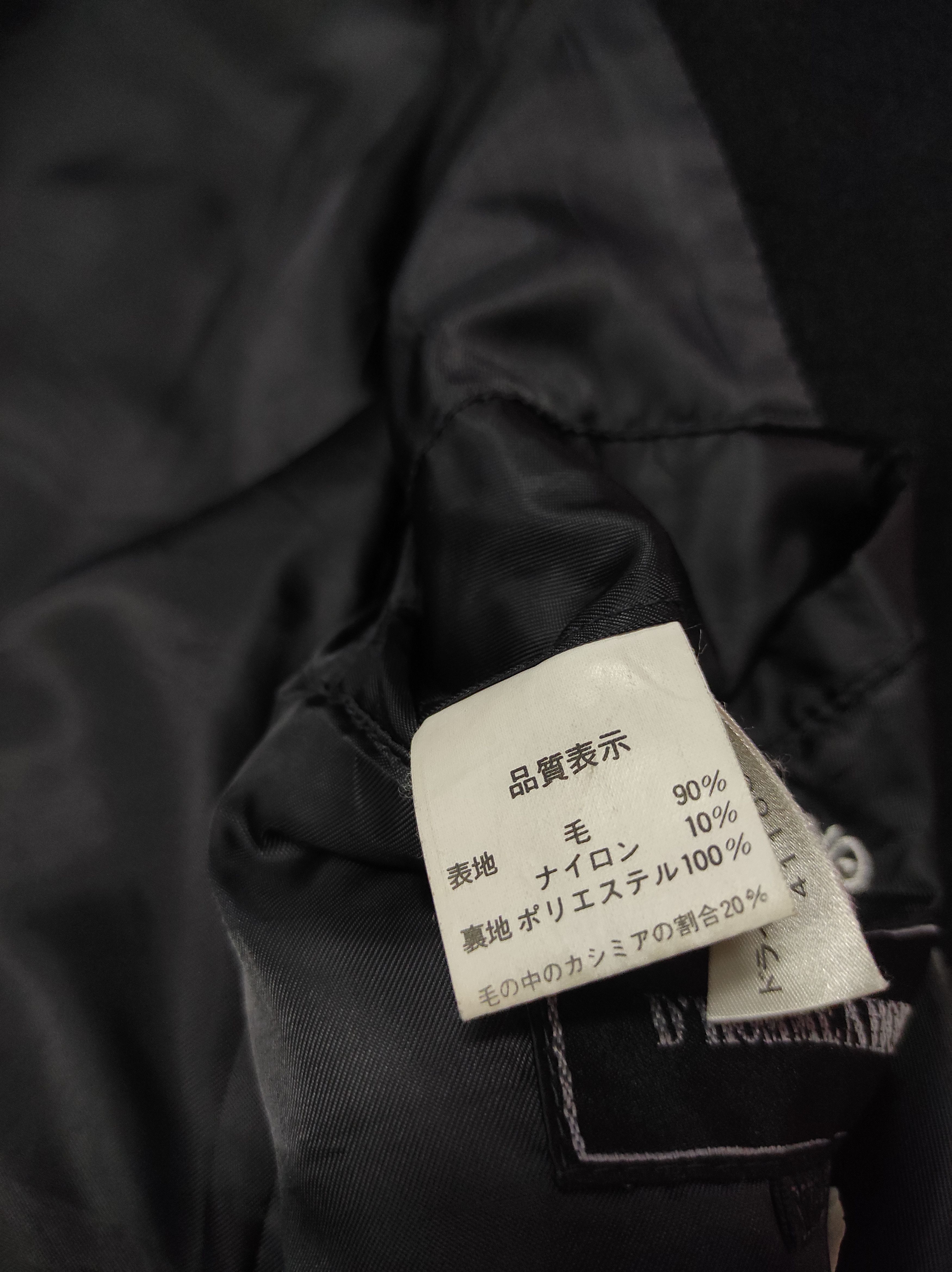 Issey Miyake D HOMME A HOMME DOUBLE BREASTED WOOL OVERCOAT Size US M / EU 48-50 / 2 - 6 Thumbnail