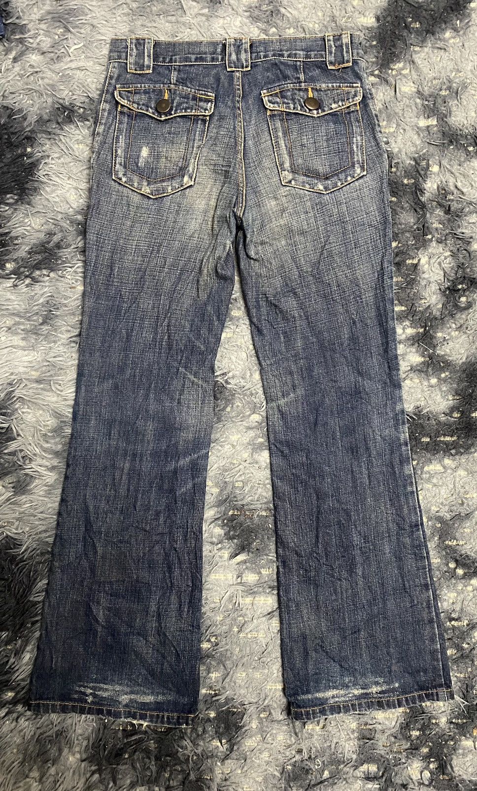 CDG by Comme des Garcons Vintage Tricot Comme Des Garçons Bootcut Jeans Size 28" / US 6 / IT 42 - 4 Thumbnail