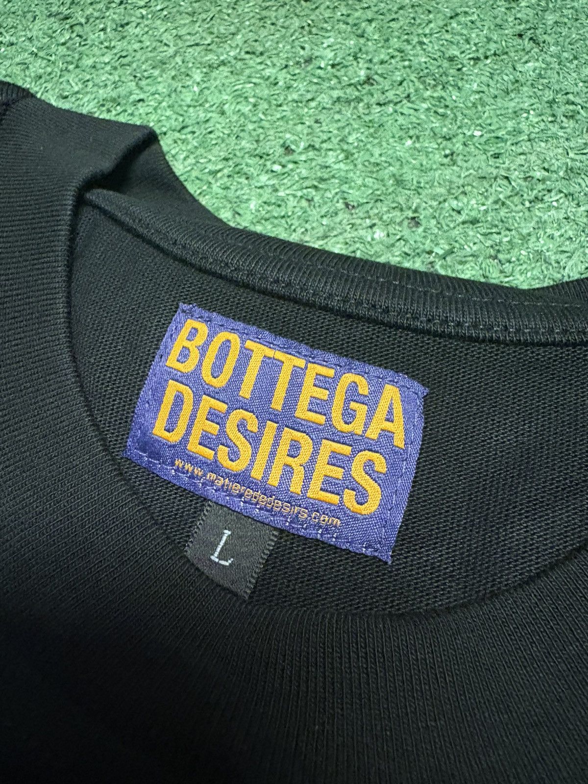 Bottega Desires BOTTEGA DESIRES “RACING” TSHIRT - SIZE LARGE - (BLACK) Size US L / EU 52-54 / 3 - 3 Thumbnail