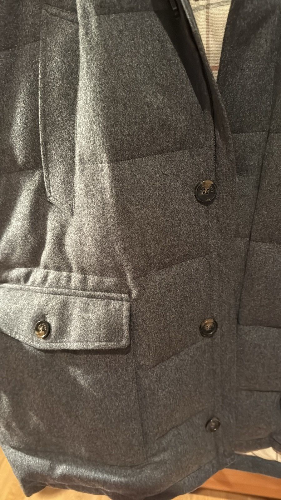 Loro Piana Loro Piana cashmere parka jacket with fur hood Size US XXL / EU 58 / 5 - 4 Thumbnail