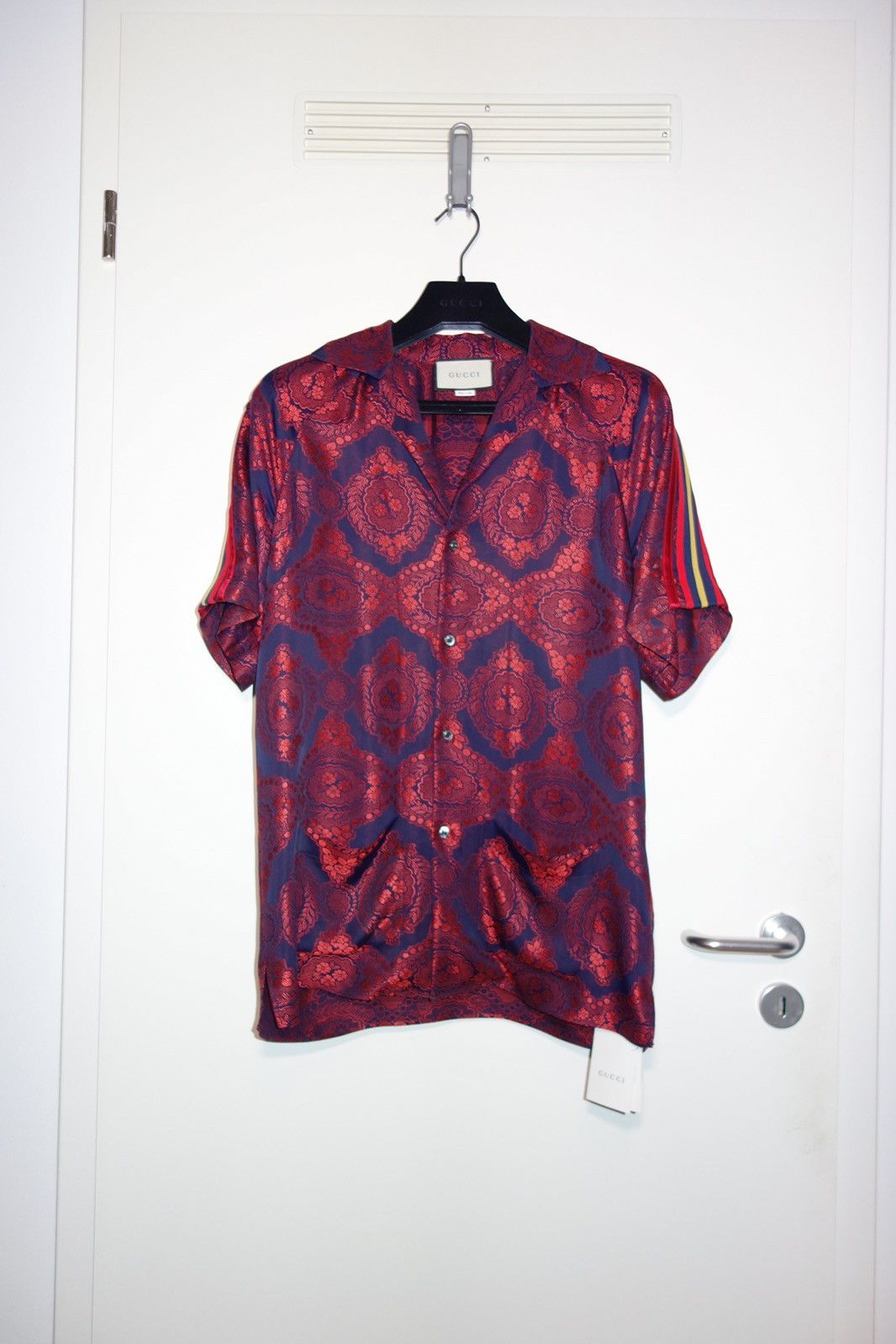 image of Gucci Baroque Jaquard Shirt 'multicolor', Men's (Size Small)